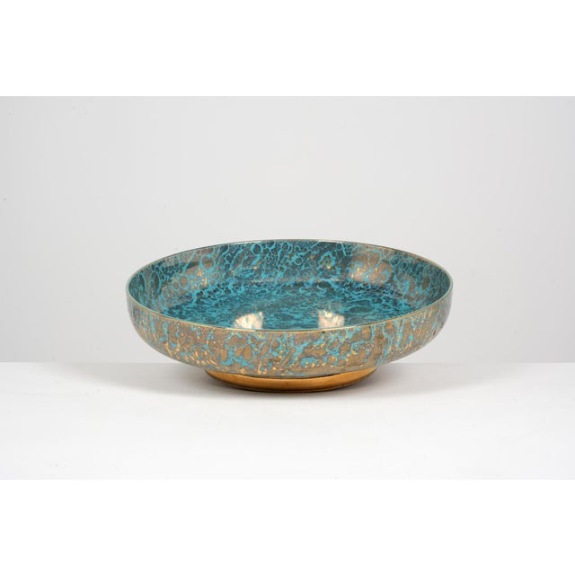 1930s Art Deco Fruit Bowl by Mazeaud & Faver for Ateliers De Sèvres, 1930 For Sale - Image 5 of 7