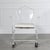 1970s Sculptural Lucite Side or Vanity Armchair on Wheels For Sale - Image 5 of 10