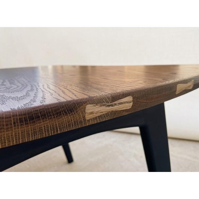 Oak Standoff Desk For Sale - Image 4 of 5