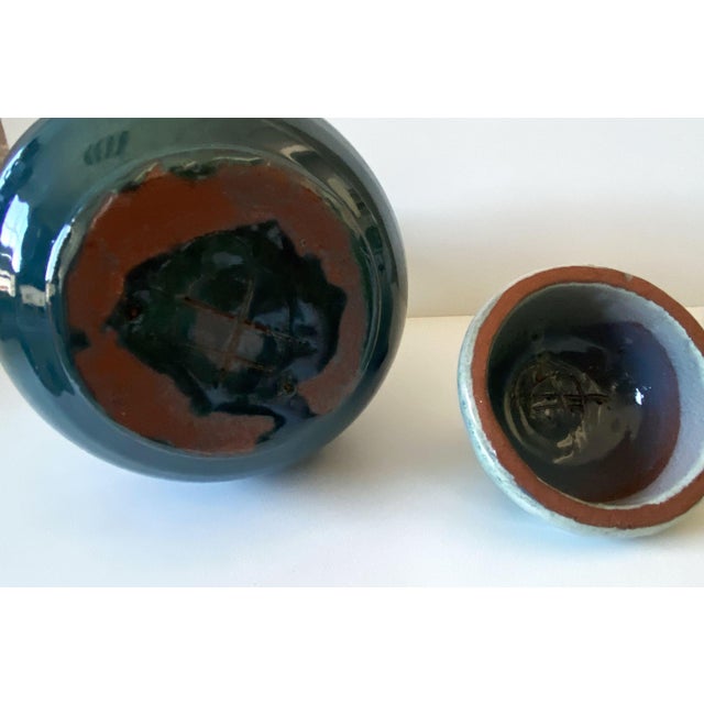 Glazed Terracotta Urn from DP Art, France For Sale - Image 4 of 10