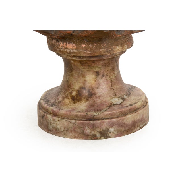 French Antique Terracotta Bust of Compte D’Artois by Fernand Cianciani For Sale - Image 17 of 18