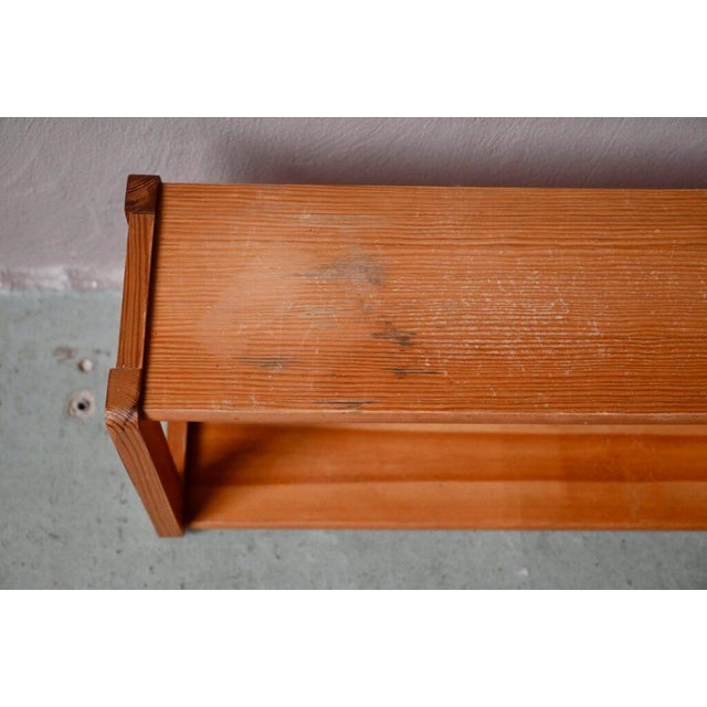 Brutalist Chalet Pine Hanging Shelf, 1970s For Sale - Image 15 of 17