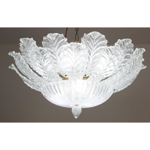 1970s 1970s Taormina Murano Ceiling Light and Murano Glass Wall Light - Set of 3 For Sale - Image 5 of 14