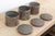 Industrial Set of 3 Antique Tinned Copper Spice Jars For Sale - Image 3 of 6