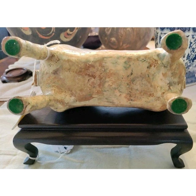 Figurative Genuine Chinese Early 7th Ad Tang Pottery War Horse For Sale - Image 3 of 5