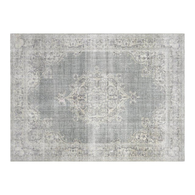 1960s Turkish Oushak Rug For Sale