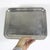 Mid-Century Modern Vintage Mid Century Small Silver Plated Tray Heavy Seamless Edge Serving Drinks Dish For Sale - Image 3 of 10