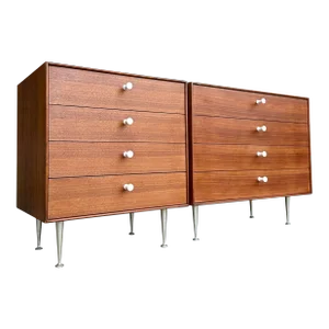 George Nelson for Herman Miller Thin Edge Chests With Vanity