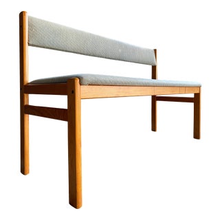 Scandinavian Minimalist Teak Bench For Sale