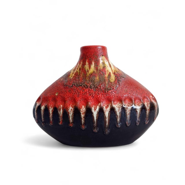 Sculptural West German Art Pottery Vase by Carstens Tönnieshof, 1950s For Sale - Image 14 of 18