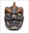 Antique Japanese Carved Mache & Lacquer Oni Theater Mask For Sale - Image 10 of 10