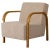 Daw/Mohair & McNutt Arch Lounge Chair by Mazo Design For Sale - Image 6 of 6