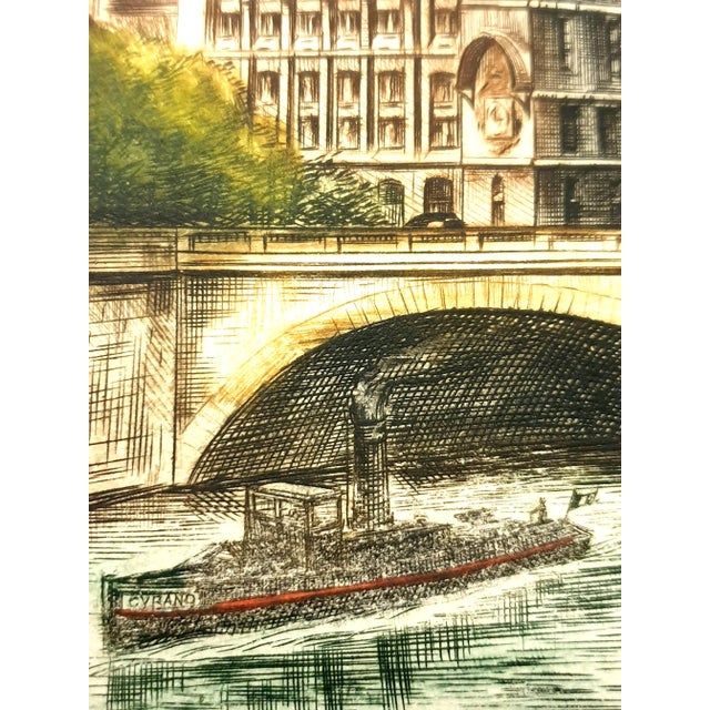 Early 21st Century Dufza, Paris Conciergerie, 1940, Etching For Sale - Image 5 of 9