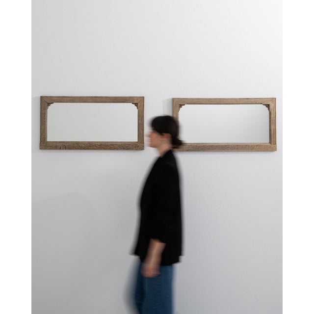 19th Century France Red Wood Mirror For Sale - Image 10 of 10