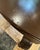 Vintage Hand-Carved Mahogany Veneer Extension Dining Table - 40.5" Round to 88.5" For Sale - Image 10 of 11