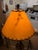 Vintage Cast Iron Arrow Lamp With Leather/Paper Shade Rare For Sale - Image 4 of 6