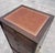 Italian Campaign Style Brass Accent Inlay Lingerie Chest Dresser Chest Drawers For Sale - Image 10 of 10