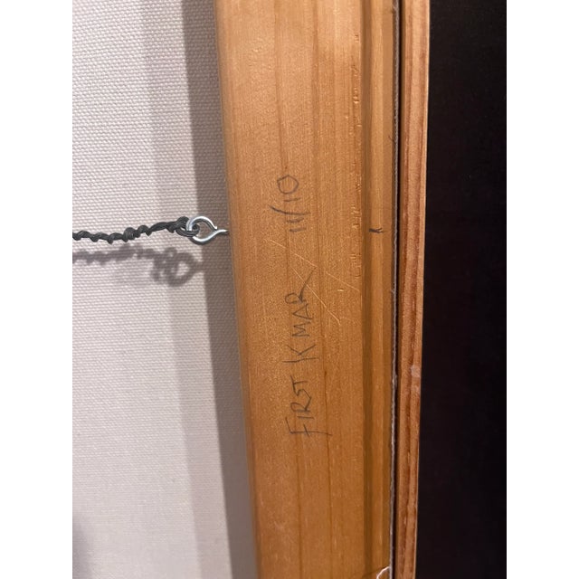 Slate Gray Contemporary Expressionist Figurative B. Keller Acrylic Painting For Sale - Image 8 of 9