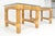 Mid-Century Modern Pair Thick Bamboo Glass Top Rectangle Glass Top End Side Lamp Tables MINT For Sale - Image 3 of 18