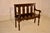 French Provincial 19th Century French Oak Settee With Hand Carving For Sale - Image 3 of 10
