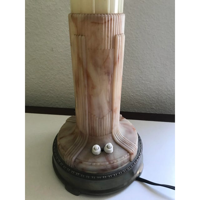 Art Deco Skyscraper Table Lamp by Carl Swanson for All-Lite Manufactoring Company, 1930s For Sale - Image 6 of 17