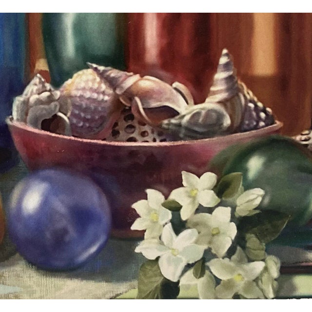 Realism "Retreat I" Limited Edition Color Lithograph by Kathy Haines Dench Edition #52/250 For Sale - Image 3 of 3