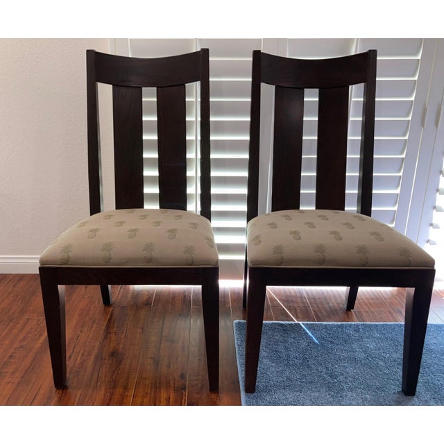 Ethan Allen Horizons Collection Dining Chairs a Pair Chairish