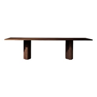 Brut Slim 240 American Walnut Rectangular Dining Table by Mokko Amsterdam For Sale