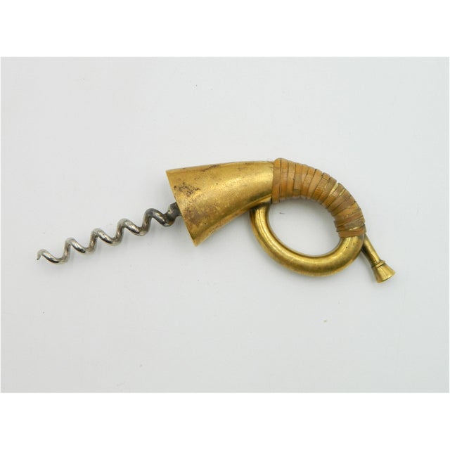 Carl Auböck Corkscrew Posthorn 4359 by Carl Auböck for Werkstätte Carl Auböck, 1970s For Sale - Image 4 of 15