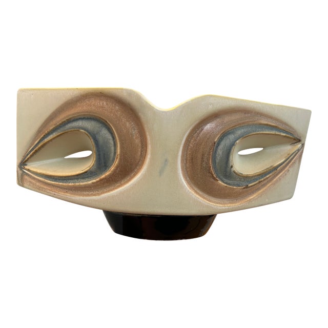 Vintage Mid-Century Japanese Footed Ikebana Vase Signed For Sale