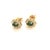 2010s Natural Tourmaline Diamond Earrings 14k Gold 0.85 TCW Certified For Sale - Image 5 of 11