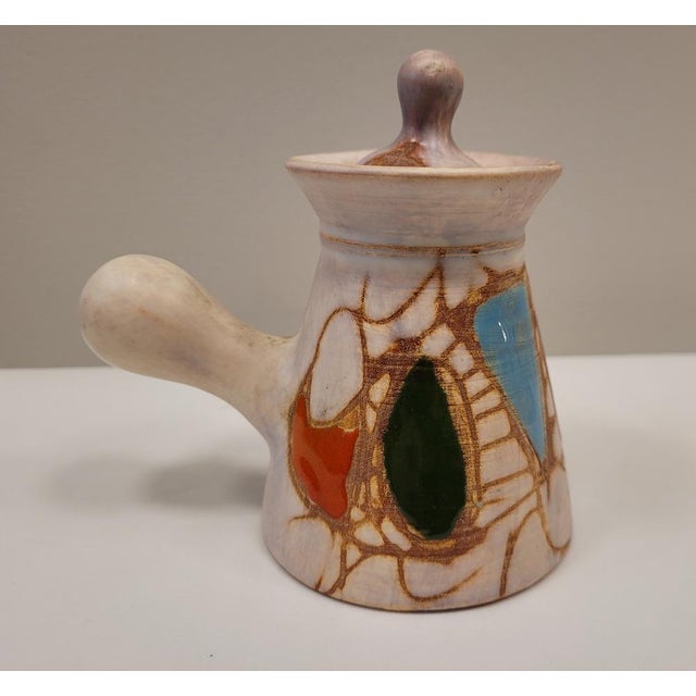 Coffee and Tea Service from Vallauris Ceramics, 1950s, Set of 15 For Sale - Image 3 of 18