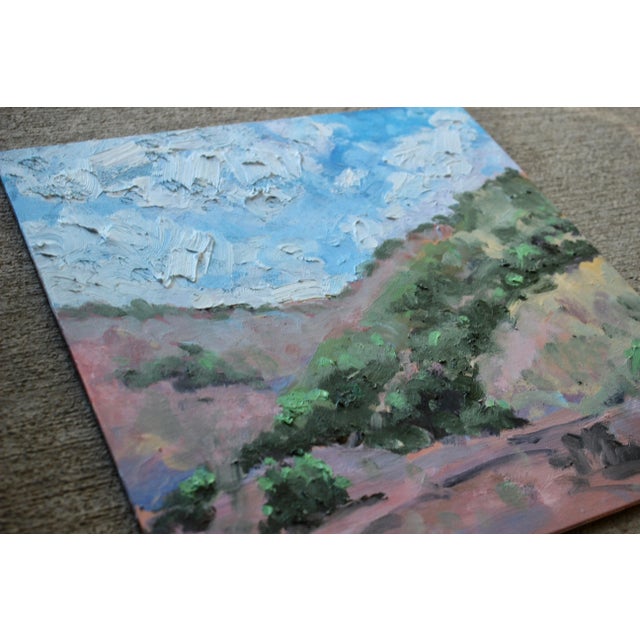 Quiet Places & Desertscapes — Sun Drenched Silence Original oil painting by Lisa Haas, 12 x 12 unframed on linen panel,...