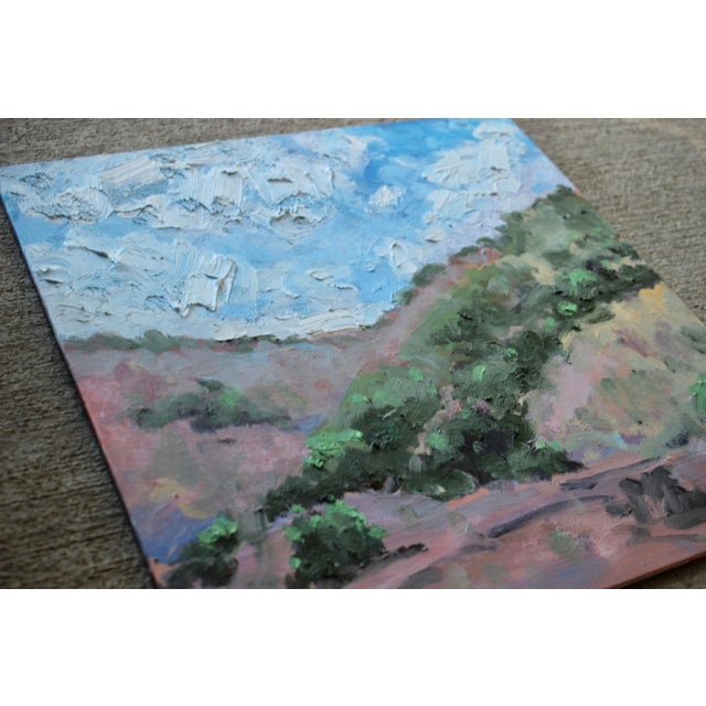 Quiet Places & Desertscapes — Sun Drenched Silence Original oil painting by Lisa Haas, 12 x 12 unframed on linen panel,...