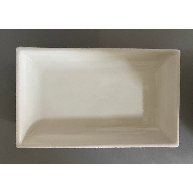 Mid 20th Century Mid-Century Modern Textured Ceramic Dish For Sale - Image 5 of 9