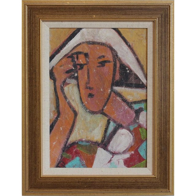 Hidden Portraits X, 1980s, Acrylic on Canvas, Framed For Sale - Image 13 of 13