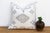 Make a graphic statement with this handcrafted Moroccan cactus silk pillow, measuring approximately 24 inches square....