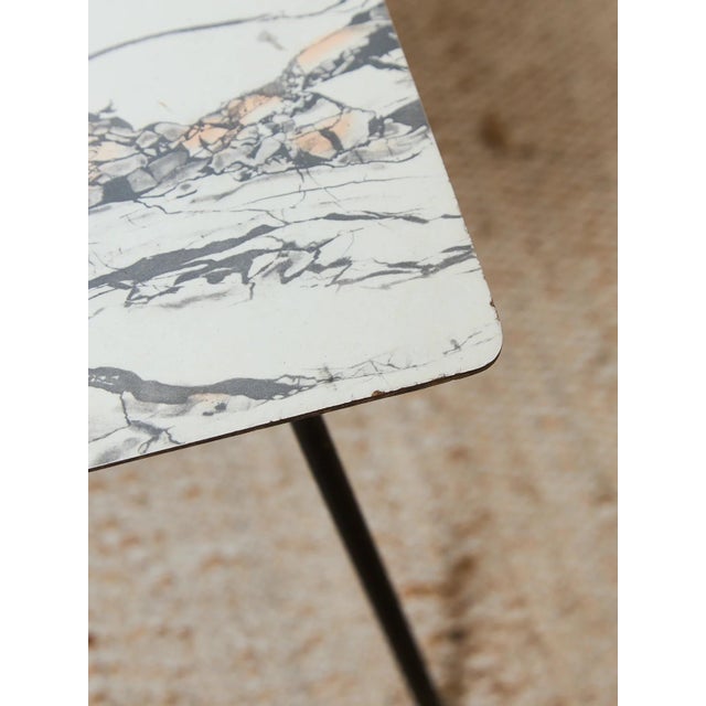 Faux Marble 1960’s Coffee Table For Sale In Los Angeles - Image 6 of 6