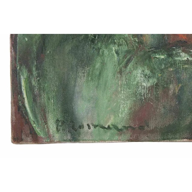 Contemporary Pino Romanò, Sunflowers, Oil Painting, 1990s For Sale - Image 3 of 5