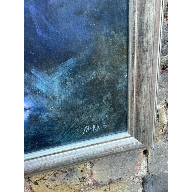 Morris, Ballet Dancer, Large Oil on Canvas, Framed For Sale - Image 4 of 7