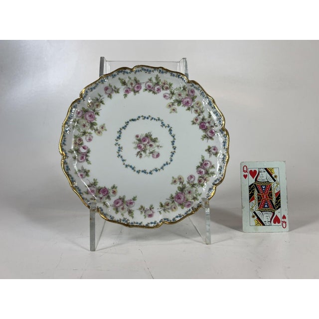 Ceramic Antique GDA France Chas Field Haviland W Porcelain Plate For Sale - Image 7 of 11