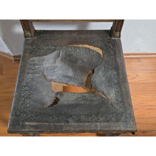 19th Century Antique Renaissance Revival Chair For Sale - Image 5 of 6