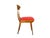 Mid-Century Modern Mid-Century Modern Wood and Red Fabric Side Chairs from Fratelli Barni Mobili Darte, 1950s, Set of 2 For Sale - Image 3 of 14