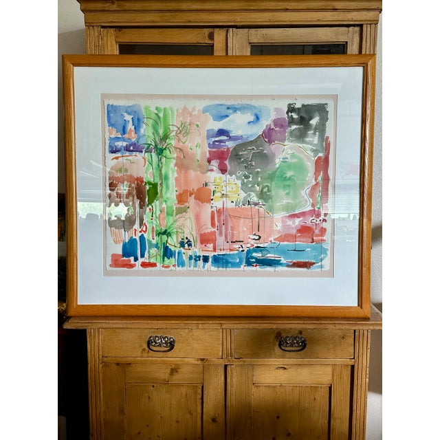 This is a unique piece of art not only because of the size of the painting but, you can feel the energy of the day in this...