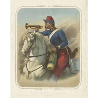 French Cavalryman During the Battle of the Smala, 1845, Paper For Sale