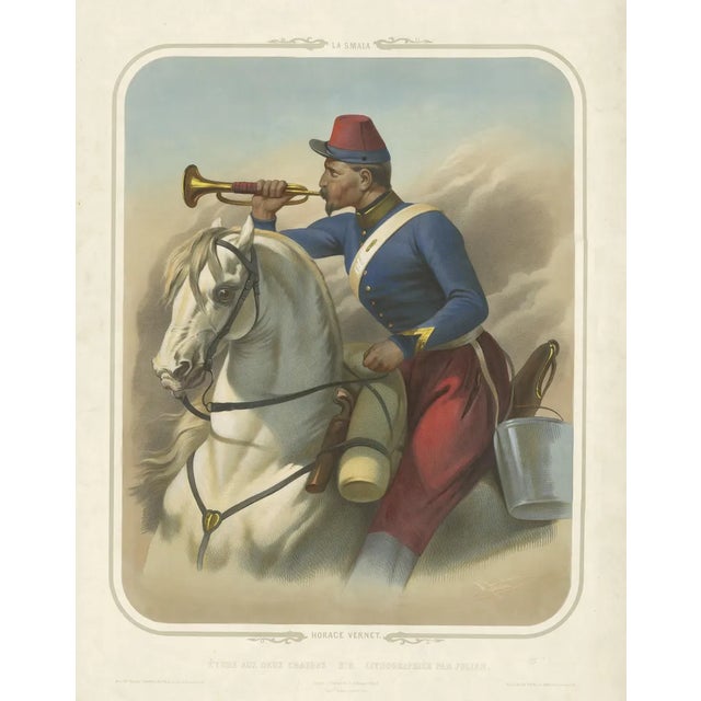 French Cavalryman During the Battle of the Smala, 1845, Paper For Sale