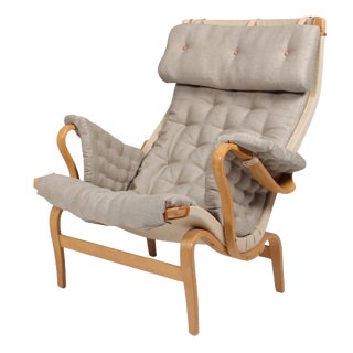 Pernilla Lounge Chair by Bruno Mathsson for DUX, 1980s For Sale
