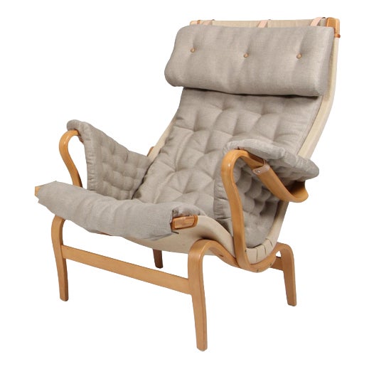 Pernilla Lounge Chair by Bruno Mathsson for DUX, 1980s For Sale