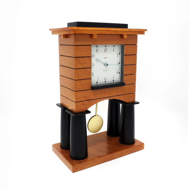 Postmodern Postmodern Mantle Clock by Michael Graves for Alessi For Sale - Image 3 of 11