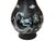 Vintage Metal Black Paint Mother of Pearl Double Dragon Art Vase For Sale - Image 11 of 12
